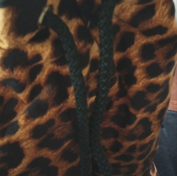 African Cloth back pack bag; approximately 30" deep - Picture 8 of 13